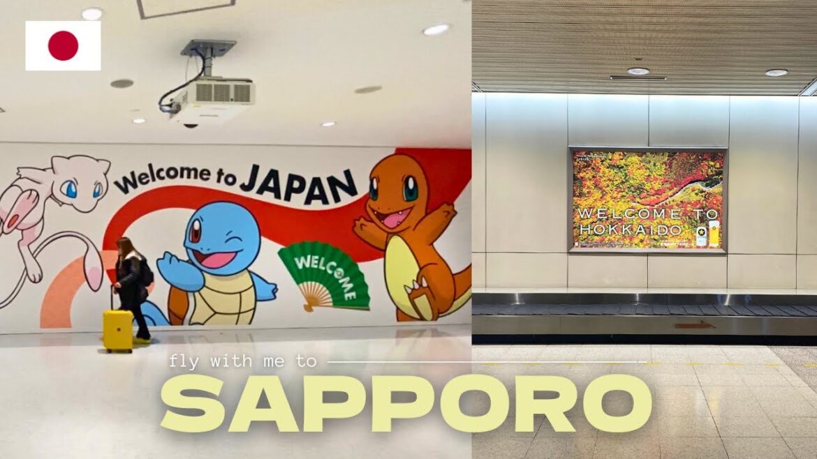 fly with me to Sapporo, Hokkaido, Japan! 🇯🇵 | 🇯🇵 sapporo winter travel vlog ❄️ | jycane