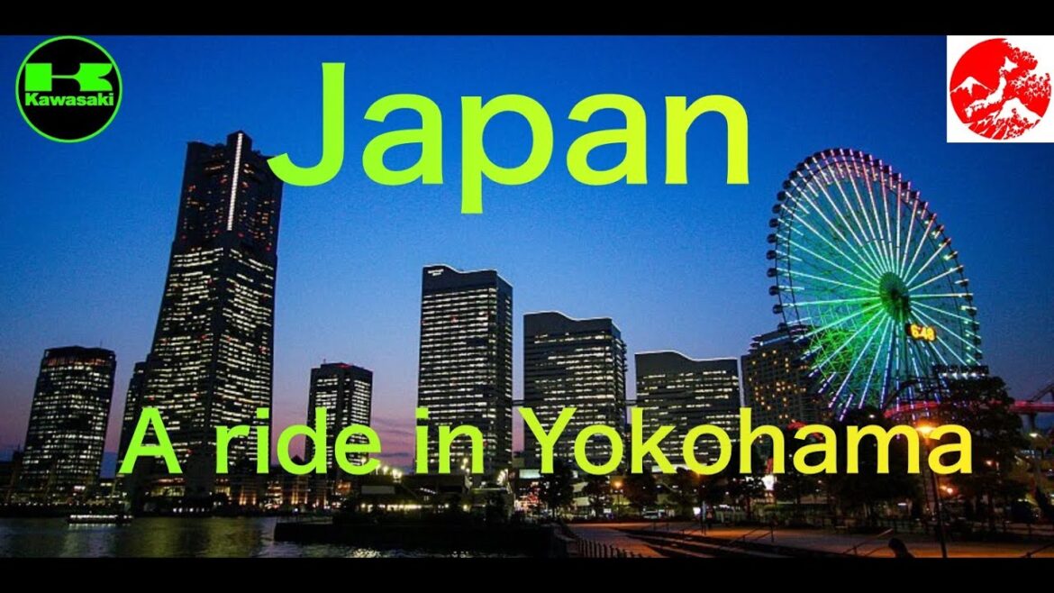 Motorcycle ride in Yokohama - A tour of downtown area on Kawasaki Ninja 400 #Japan #motorcycle #4k