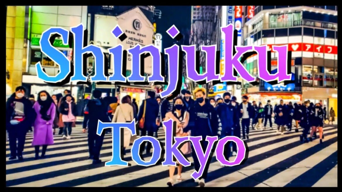 【4K】Japan Walk - Tokyo ,Shinjuku 新宿 ,Night before Valentine's Day ,February 2021,#Tokyo #新宿バレンタイン