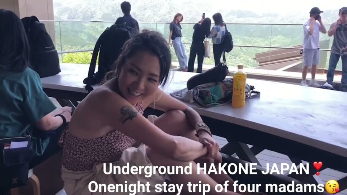 Underground HAKONE JAPAN - One night stay trip of four madams. Mt. Fuji, Owaku Dani, Sounzan etc,.