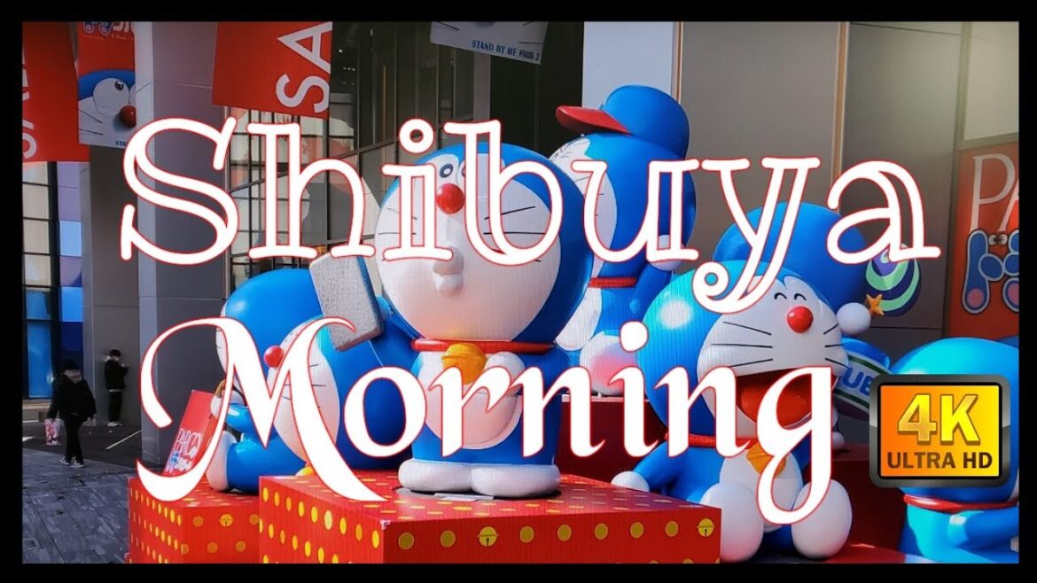 【4K】Japan Walk - Tokyo ,Shibuya (渋谷),Morning, January 2021,#Japan #Tokyo #Shibuya #渋谷