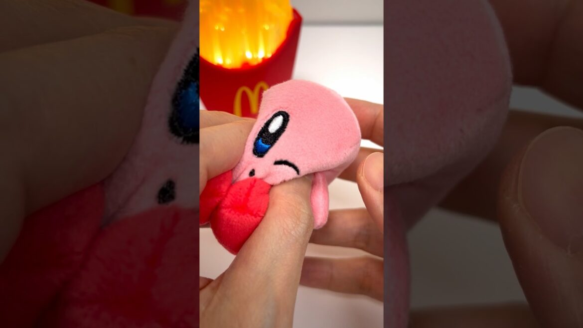 Kirby Plush from McDonald's Japan Happy Meal Set #shorts