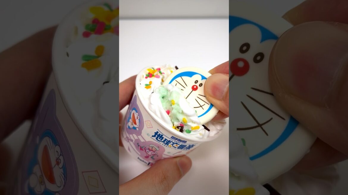 Baskin Robbins Doraemon Happy Friends Popping Shower #shorts