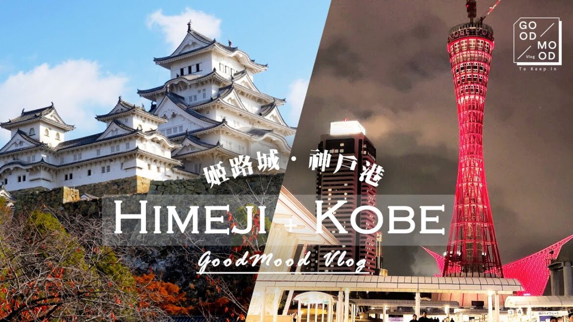 【Himeji-Kobe Vlog】日本必訪城堡姬路城ㅣHamamoto的咖啡與杏仁吐司太棒了ㅣ神戶港的美麗夜景