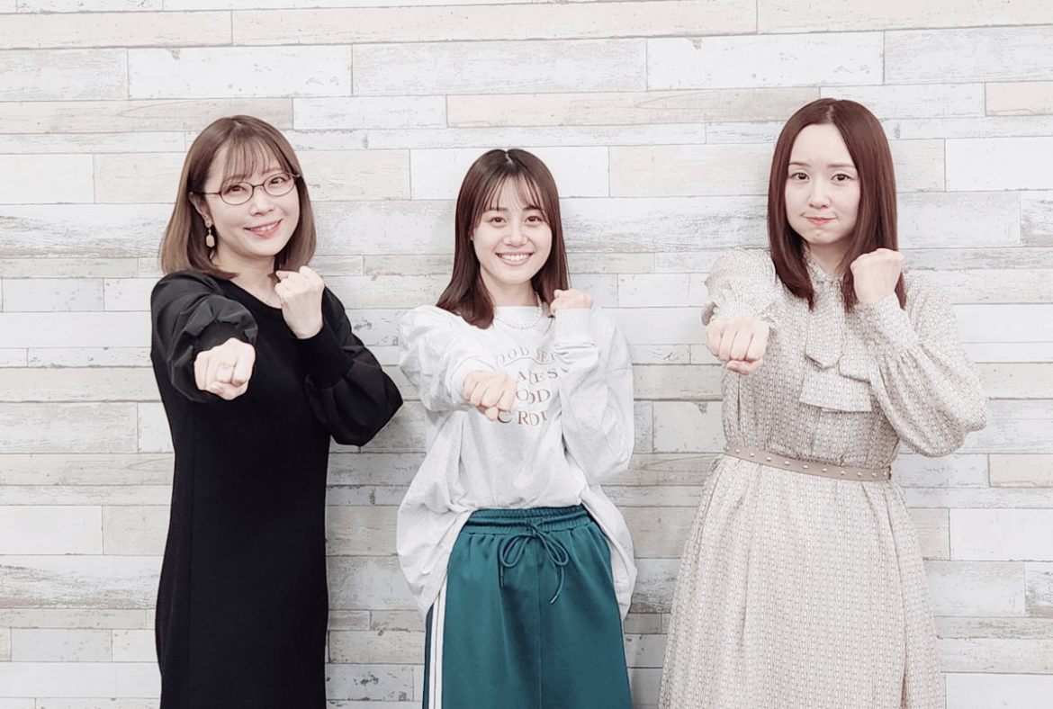 Uchiyama Yumi, Itou Miku, and Terui Haruka from『Yuuki Yuuna wa Yuusha de Aru - Hanayui no Kirameki』Radio #14