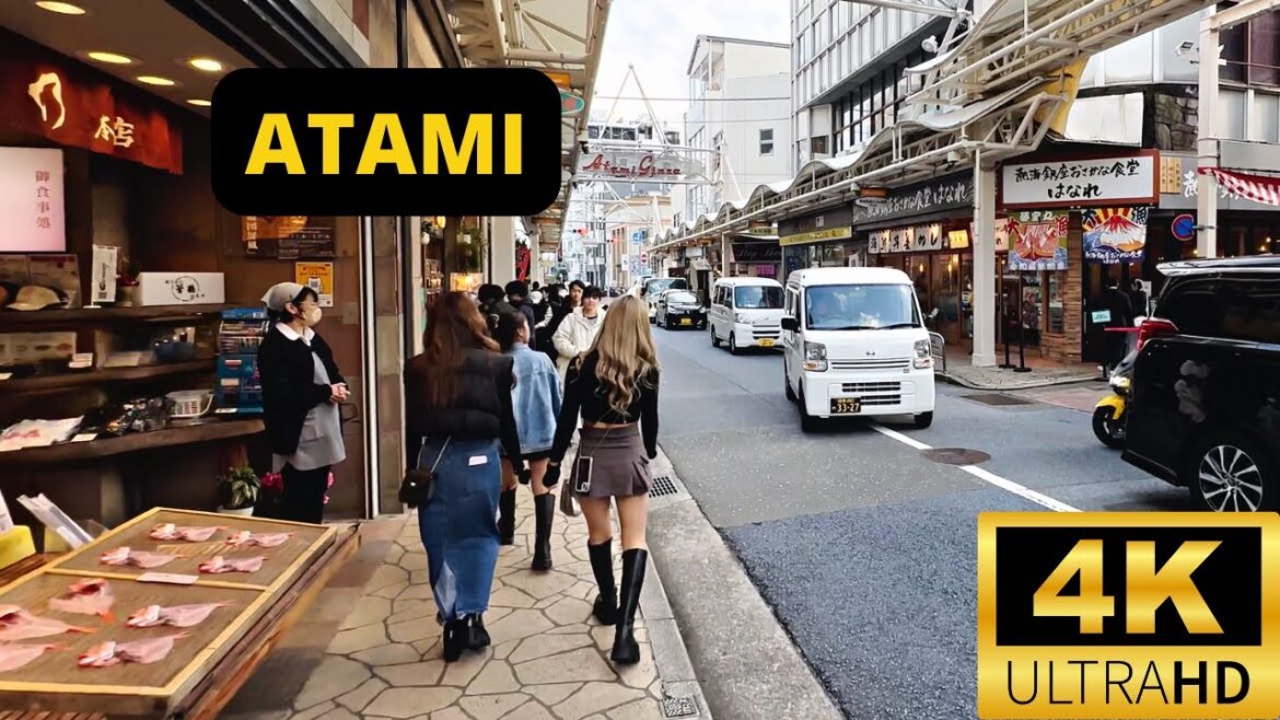 ATAMI, SHIZUOKA, JAPAN 🇯🇵 [4K] Atami Walking Tour — FEBRUARY 2024