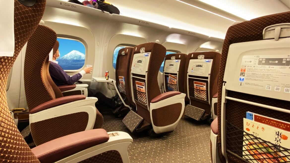 Shinkansen Adventure: First Class Journey Tokyo to Shizuoka, Mt. Fuji in Sight