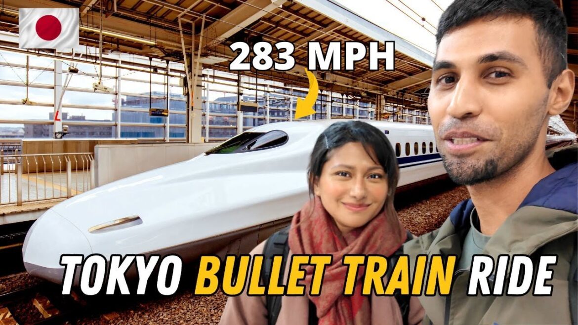 We Took Japan’s Shinkansen BULLET TRAIN from Tokyo to Shizuoka! π―π΅ We Took Japan's Shinkansen BULLET TRAIN from Tokyo to Shizuoka! π―π΅