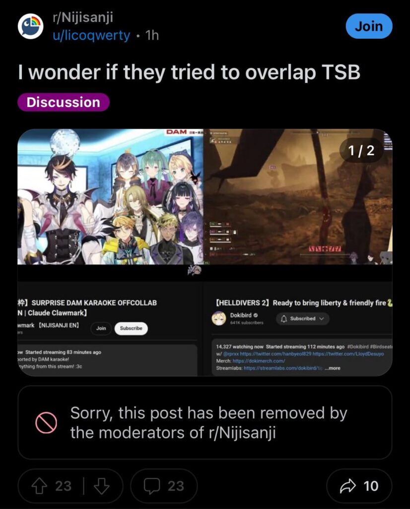 So are we taking mod actions as confirmations considering the posts that aren’t removed?