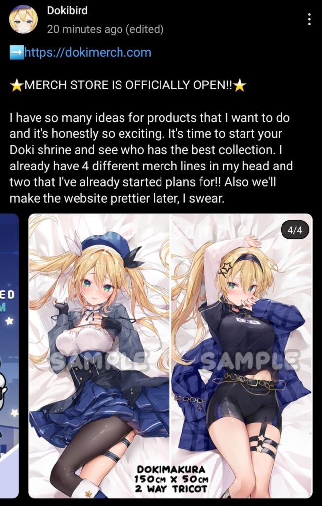 Doki Merch Store is Up!