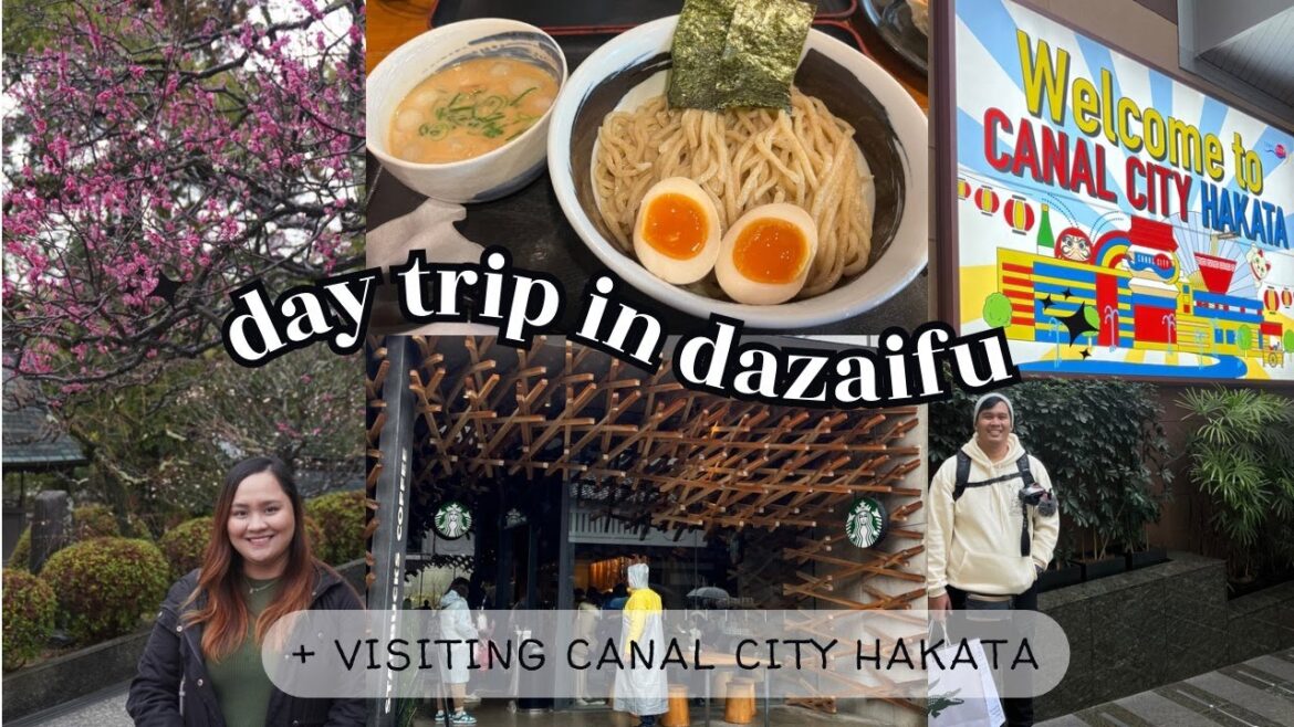 Japan Vlog: Day trip in Dazaifu Tenmangu Fukuoka | Canal City Hakata | Ramen Stadium | Crane Game Japan Vlog: Day trip in Dazaifu Tenmangu Fukuoka | Canal City Hakata | Ramen Stadium | Crane Game