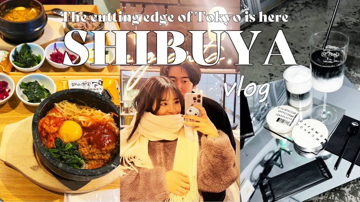 JAPAN TRAVEL VLOG| Shibuya in winter, Latest cafe and gourmet food