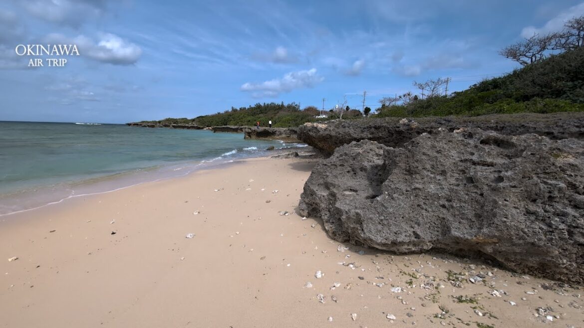 【OKINAWAN BEACH AREA TEKUTEKU】　残波から連堂原までプライベート化されたビーチを行く　残波ビーチ@読谷村