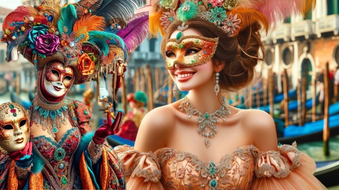 Rainy Venetian Carnival 2024-Best Bright Masks and Venetian Canals-The most beautiful city Rainy Venetian Carnival 2024-Best Bright Masks and Venetian Canals-The most beautiful city