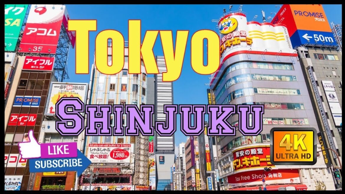 Shinjuku ,walking around Shinjuku on a rainy day