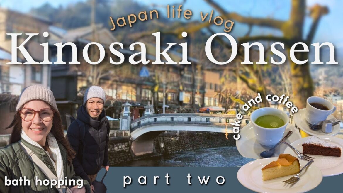 We review 6 hot springs + try expensive wagyu burgers in Kinosaki Onsen