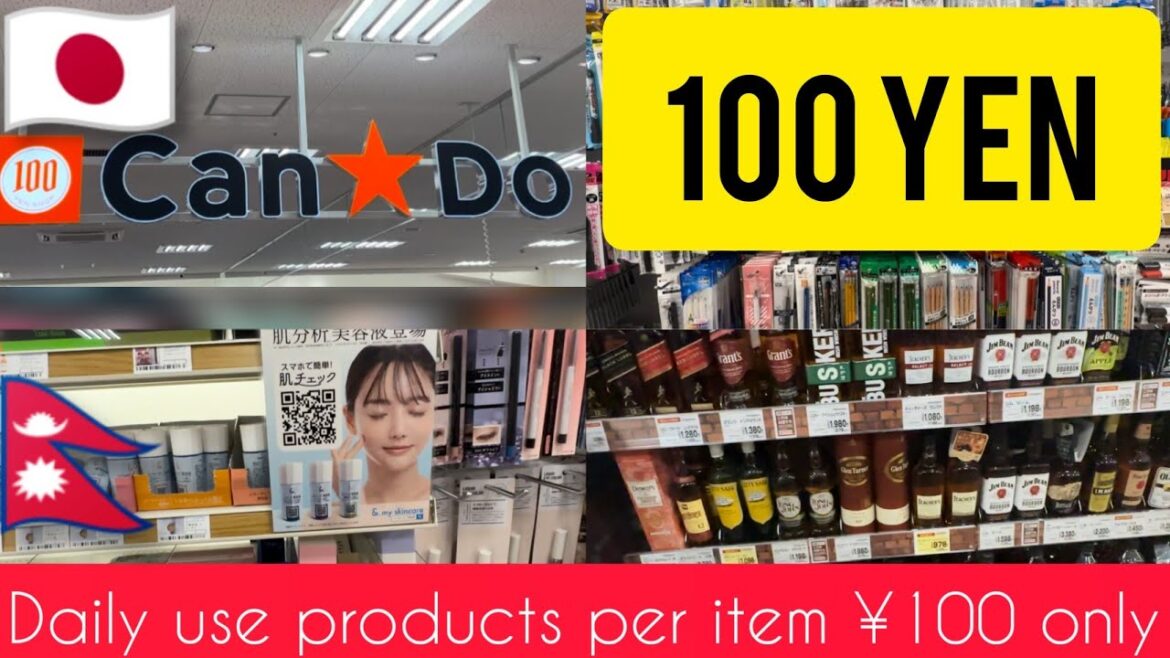 100 YEN SHOP IN JAPAN 🇯🇵 || CHEAPEST PRICE FOR DAILY USE ITEMS & ALCOHOL PRICE|| CAN DO||