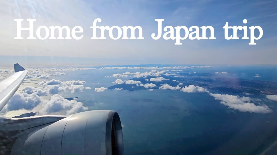 일본여행 귀국길. 고베항부터 비행기 이착륙 On the way home from Japan trip. Kobe Port to airplane takeoff and landing