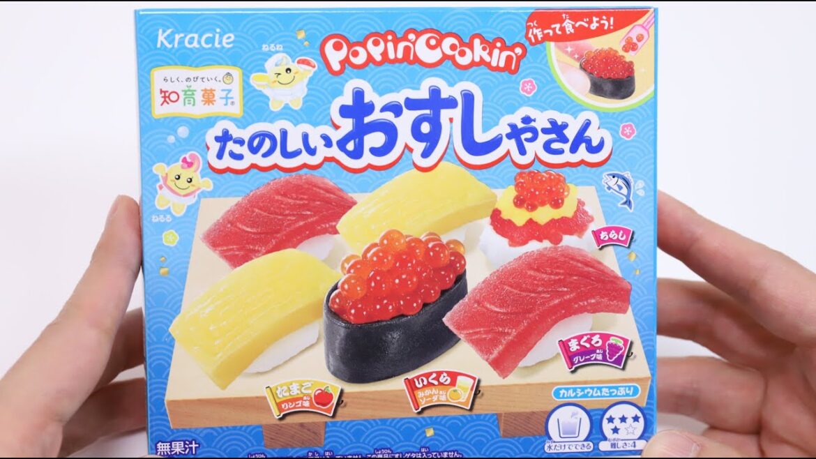 Popin Cookin Fun Sushi Kit DIY Candy Renewal Popin Cookin Fun Sushi Kit DIY Candy Renewal