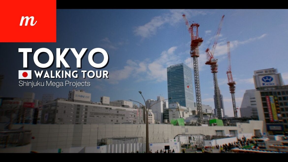 Tokyo Walking Tour | Shinjuku Mega Projects, March 2024 | DJI Osmo Pocket 3 Tokyo Walking Tour | Shinjuku Mega Projects, March 2024 | DJI Osmo Pocket 3