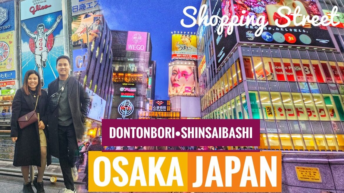 Osaka Japan 2024 | Dotonbori  Walking Tour | Shinsaibashi Suji Shopping Street | Dotonbori at Night