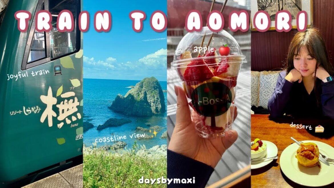 JAPAN VLOG | Akita to Aomori Luxury JR Train Resort Shirakami 🚆,  Shopping at Aomori A-Factory 🍎