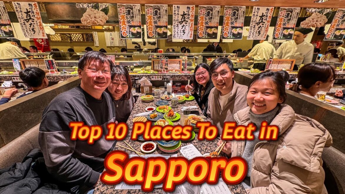 Top 10 Places to Eat in Sapporo, Hokkaido, Japan; Sushi, Butadon, Miso Ramen, Japanese Parfait