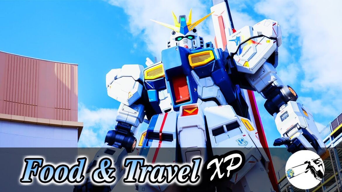 RX-93ff ν Gundam Robot Fukuoka Japan 4K | Food & Travel XP