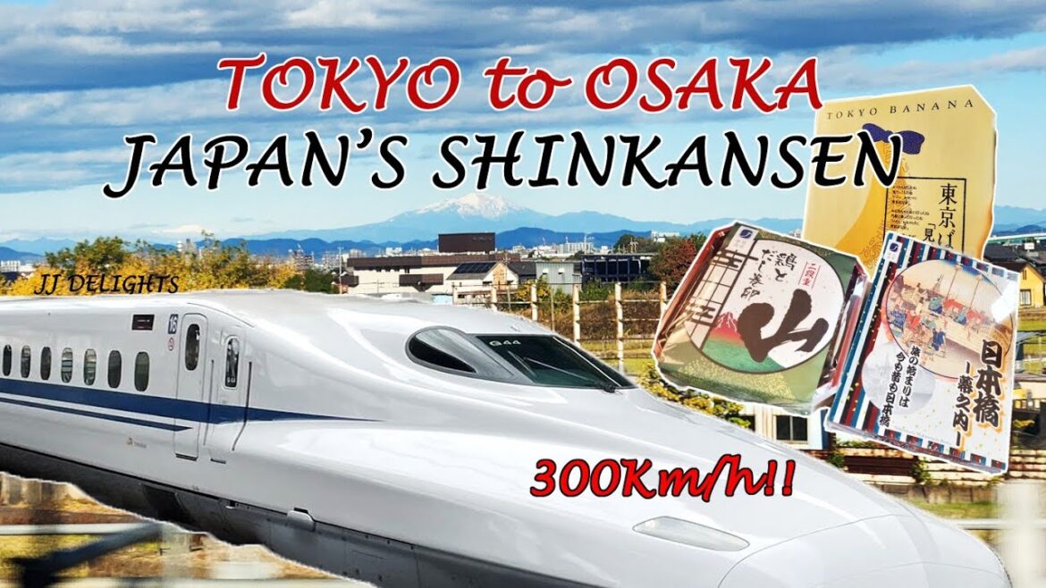 Japan's Fastest Bullet Train from Tokyo to Osaka | Tokaido Shinkansen Nozomi