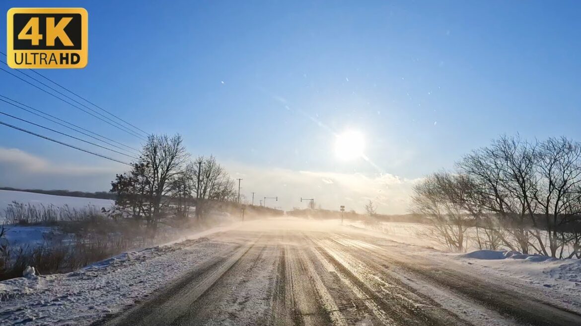 Hokkaido Travel 4K | Relaxing drive on a certain road, Hokkaido in Japan Hokkaido Travel 4K | Relaxing drive on a certain road, Hokkaido in Japan