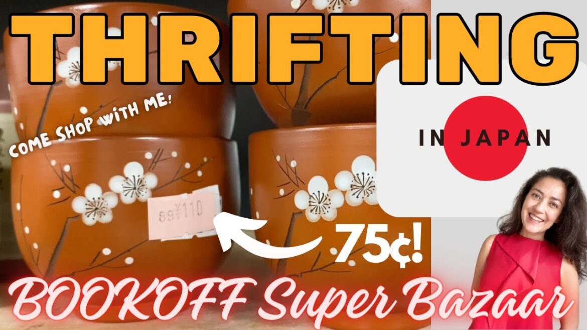 BARGAIN Prices at BOOKOFF Super Bazaar😊¥110 (75¢) Section✨THRIFTING in JAPAN🇯🇵Ceramics, Ornaments,