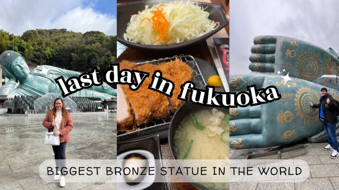 Japan Vlog: Last day in Fukuoka | Visiting Nanzoin Temple | Katsu in Hakata Station | Otw to Tokyo!