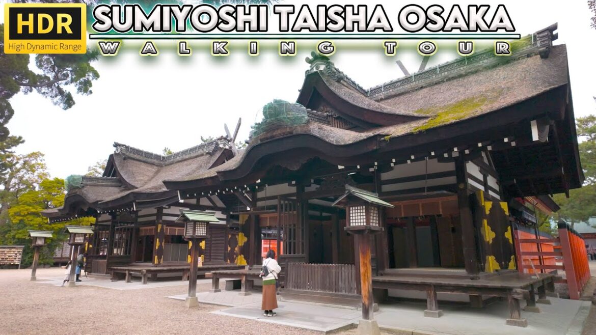 Shrine Travel Walk #6 Osaka,Japan