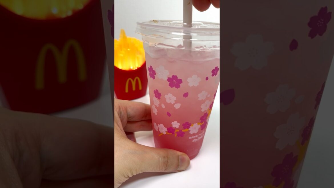 Mcdonald's McFizz Strawberry Yogurt #shorts