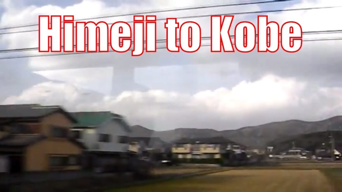 🇯🇵 Train Ride from Himeji to Kobe - Amazing Travel Vid (HD)