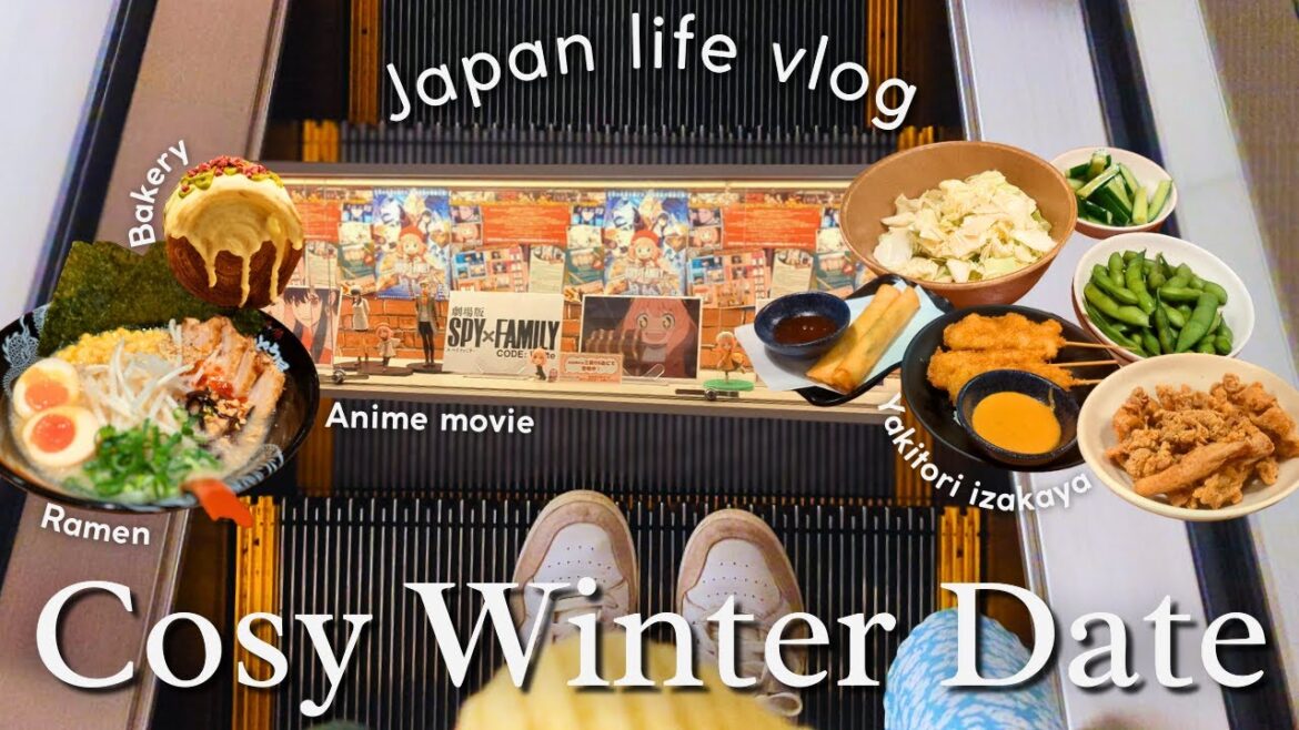 Winter date day plan: cafe, ramen, spy family and izakaya