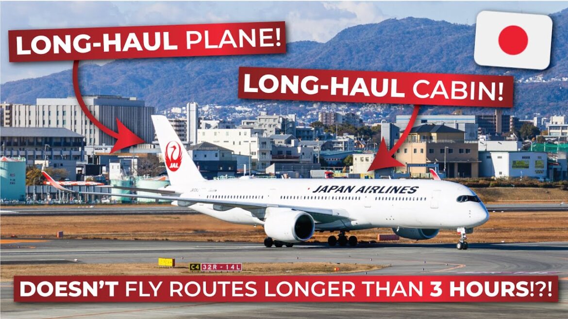 The world’s most OP aircraft: Japan Airlines Airbus A350-900 only flies SHORT-HAUL? | Osaka to Tokyo The world's most OP aircraft: Japan Airlines Airbus A350-900 only flies SHORT-HAUL? | Osaka to Tokyo