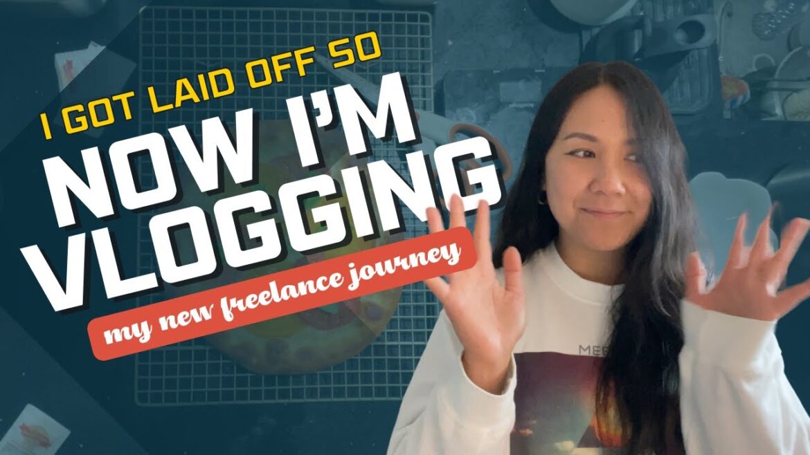 I got laid off so now I’m vlogging | Going freelance, designing a proposal & making pizza 🍕