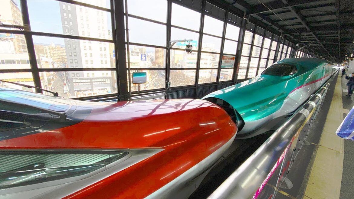 320 km/h !! High-Speed Journey: Japan's FASTEST Bullet Train Komachi and Disney Shinkansen