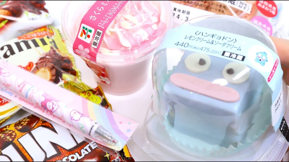 7 Eleven Sweets Hangyodon Cake and Kuromi with My Melody Ballpoint Campaign