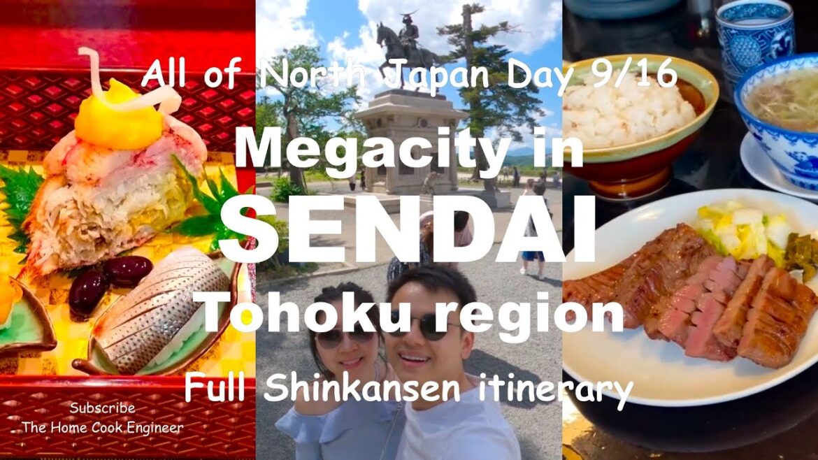 All the attractions and restaurants in Sendai, the biggest city in the Tohoku region! Day 9 of 16
