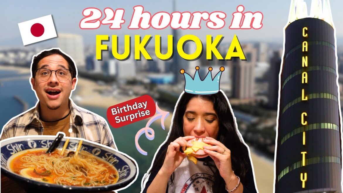 Visiting Fukuoka for the First time 🎂 Travel Vlog
