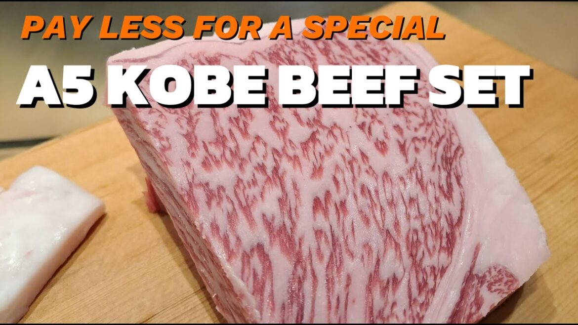 A5 KOBE BEEF HACK | Special Set Course Meal for an Affordable Price! #japan #food #beef #kobe #tips A5 KOBE BEEF HACK | Special Set Course Meal for an Affordable Price! #japan #food #beef #kobe #tips