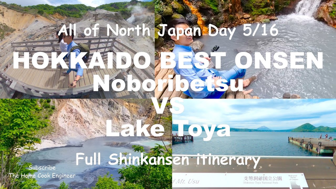 Must visit attractions at Noboribetsu and Lake Toya! North Japan