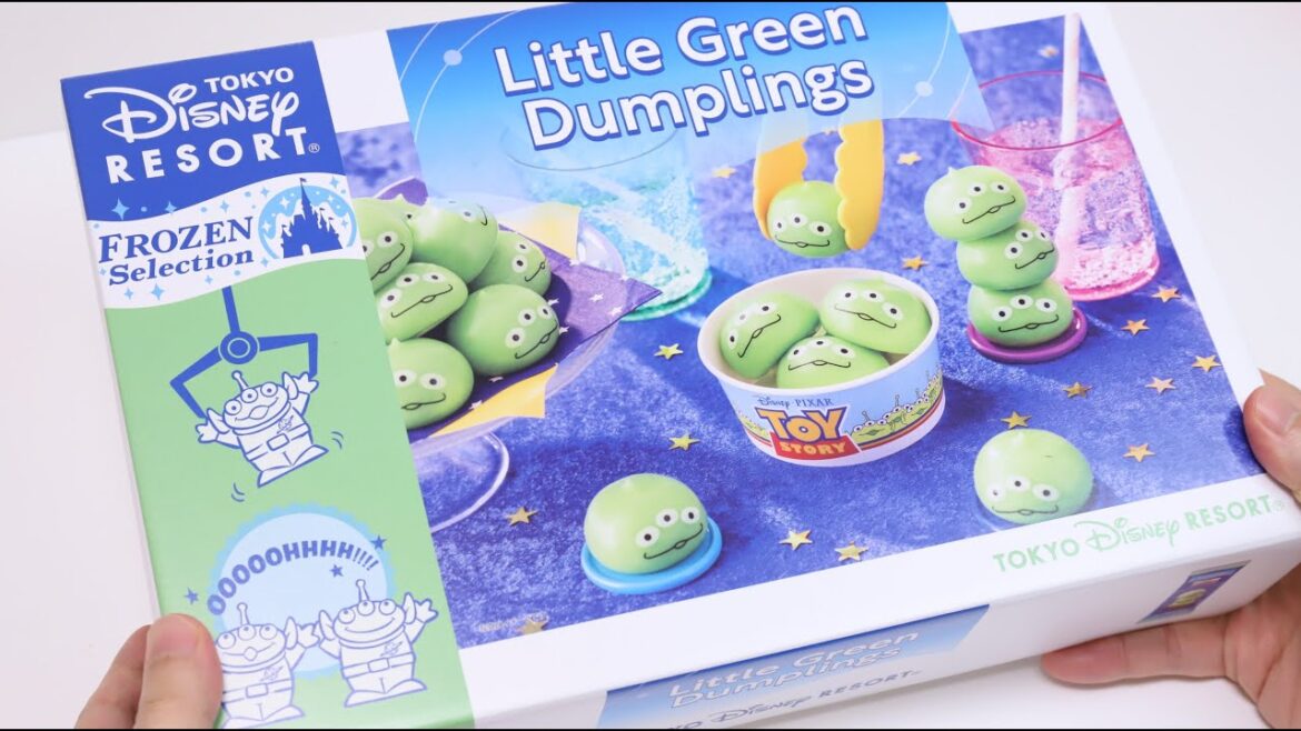 Little Green Dumplings Tokyo Disneyland Souvenir Frozen Food