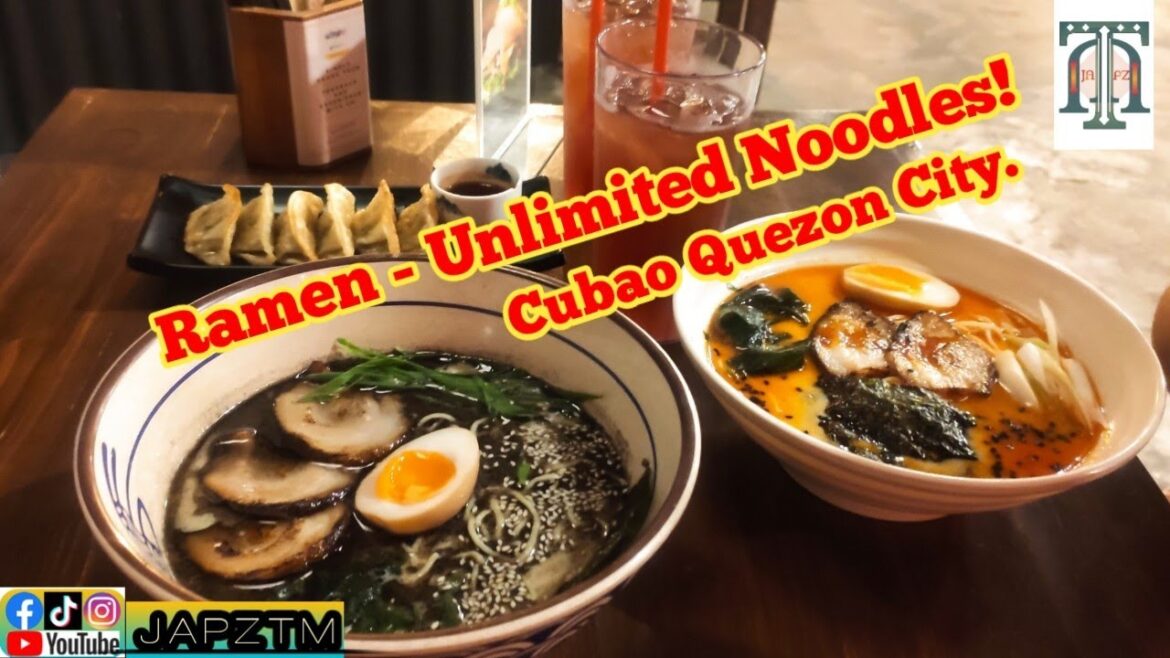 Ramen Unlimited Noodles in Cubao.