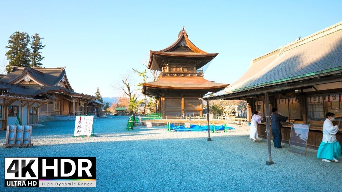 Aso Shrine, take a walk around on a warm afternoon | Kumamoto Japan 4K HDR