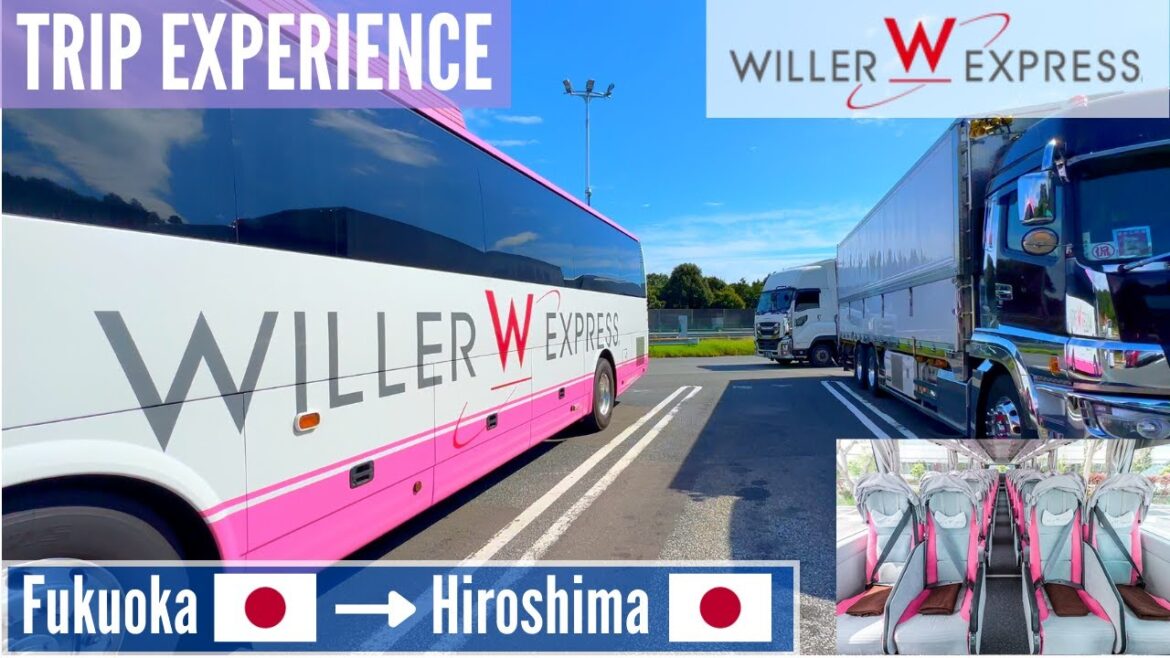 🇯🇵 HIGHWAY BUS EXPERIENCE  Willer Express  Fukuoka → Hiroshima