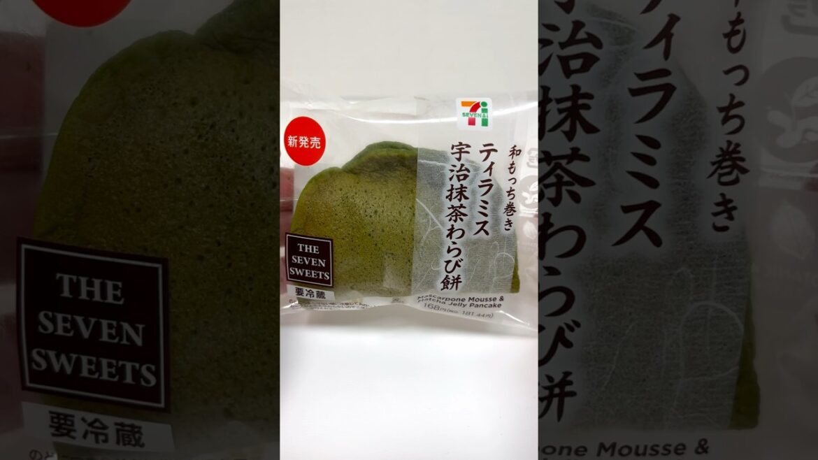 Mascarpone Mousse & Matcha Jelly Pancake 7 Eleven Sweets #shorts