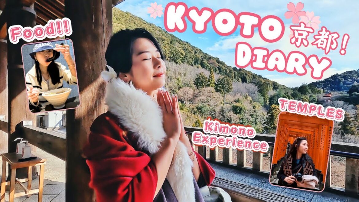 BEST TRIP to Kyoto + Osaka Japan🇯🇵🌸 Wearing Kimonos, Eating Japanese Food, EVERYTHING IS SO CUTE!🥹❤️